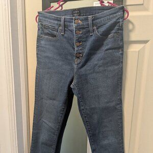 J Crew 10" High-Rise Skinny jeans size 29